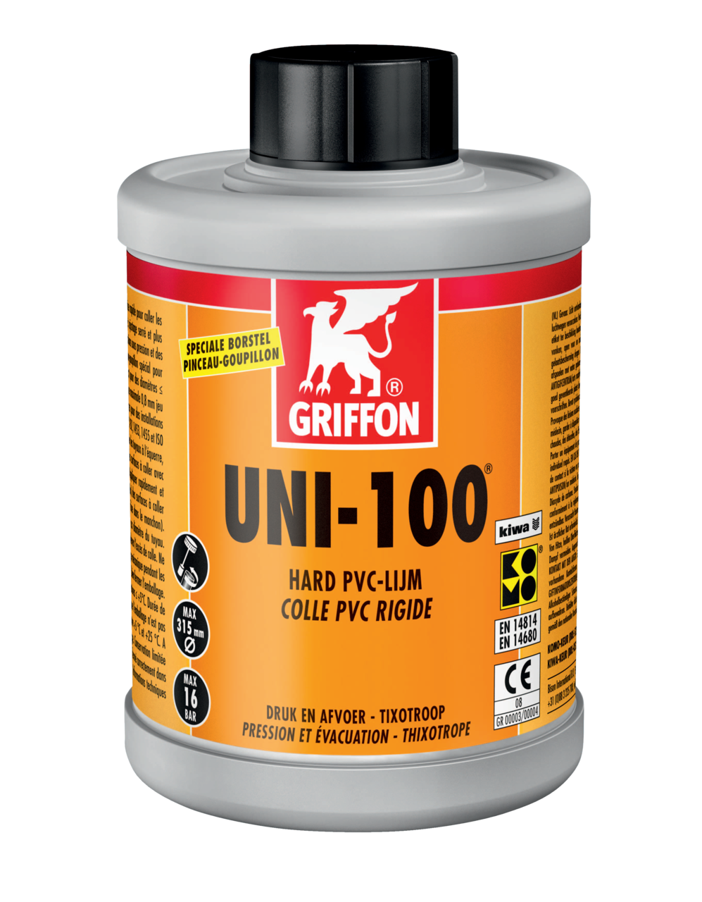 BA611103000 Griffon PVC Lijm UNI-100® 250ml fla