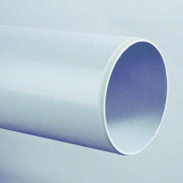 20033893000 Lgt slagvast PVC grijs 80mm L=5,55m