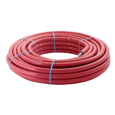 GN619112002 Geberit ML Buis Rol ISO6 RD 25x2,5 RL=25 (isolatie 6mm rood, tbv FlowFit + PushFit)