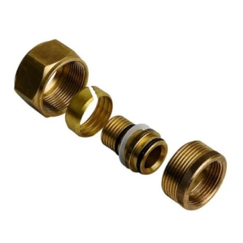 81028830019 Henco Adapter Knel 26x22 (messing)