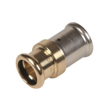 81028820138 Henco Overgang V- & M-contour 16x15 (messing, 2x pers)