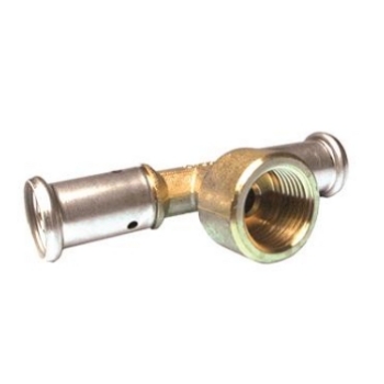 81028820017 Henco T-stuk Binnendraad 26x1/2x26 (messing, pers x bi.dr.)
