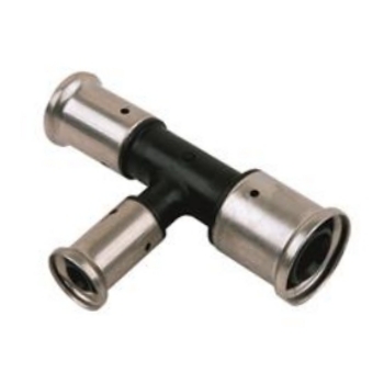 81028810027 Henco T-stuk Verloop 16x14x14 (PVDF, 3x pers)