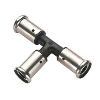 81028810253 Henco T-stuk 14mm (PVDF, 3x pers)
