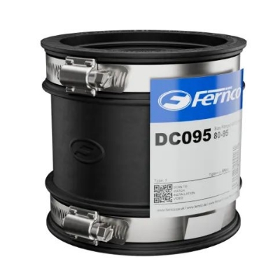 IC40FSDC0065 Fernco Koppeling Recht DC 50-65mm (EPDM, zwart, H=90, 60°C)