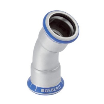 GN361210000 Geberit Mapress RVS316 30gr Bocht 15mm (2x pers)