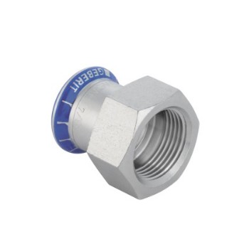 GN318230000 Geberit Mapress RVS316 Schroefbus 15x3/4 (bi.dr. x pers)