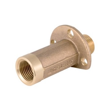 60228300100 Geberit MasterFix Muurplaat Recht MF1/2x1/2 (L=57, MF x bi.dr., brons)