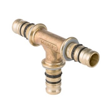 61231000500 Geberit Mepla T-stuk messing 20