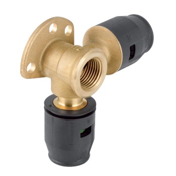 65129500100 Geberit PushFit Muurplaat 20x20x1/2 (36mm, bi.dr. x push, doorlus)