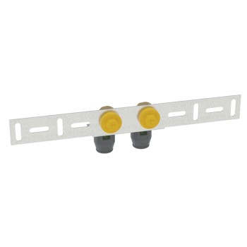 65078600100 Geberit PushFit Muurplaat 16x1/2 (bi.dr. x push, duo)