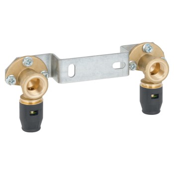 65077900100 Geberit PushFit Gemini Muurplaat 16x1/2 (36mm, bi.dr. x push)