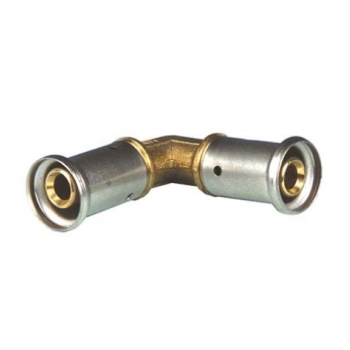 81028820070 Henco 90gr Bocht 26mm (messing, 2x pers)