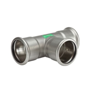 VH655244700000 VSH SudoPress RVS T-stuk 76,1mm (3x pers, RVS316, 1.4404)