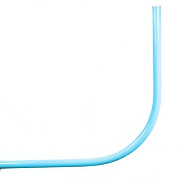 Blauwe PVC invoerbocht d50