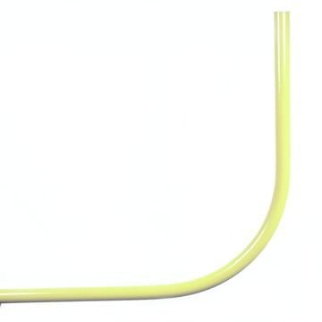 Gele PVC invoerbocht (Gas)