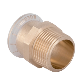 GN617030000 Geberit Mapress Koper Puntstuk 15x1/2 (bu.dr. x pers, brons)