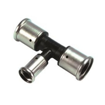 81028810019 Henco T-stuk Verloop 50x20x50 (3x pers, PVDF)