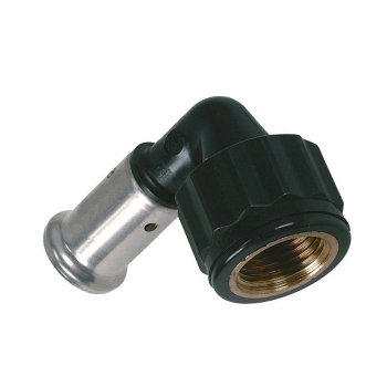 81028810232 Henco Schroefbus Bocht 16x3/8 (bi.dr. x pers, PVDF)