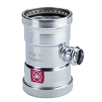 VN598013000 Viega Prestabo XL T-stuk Verloop 108x42x108 (3x pers)